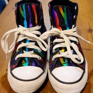 Kids Converse Chuck Taylor Zebra High Tops